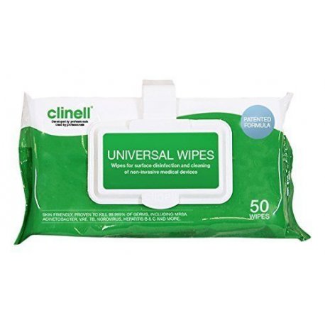 CLINELL GERMICIDA WIPES FOR HANDS AND SURFACES