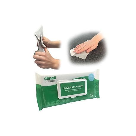 CLINELL GERMICIDA WIPES FOR HANDS AND SURFACES