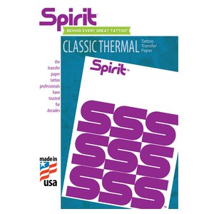 Spirit Thermal Transfer Tattoo Paper  100sheets  fogli