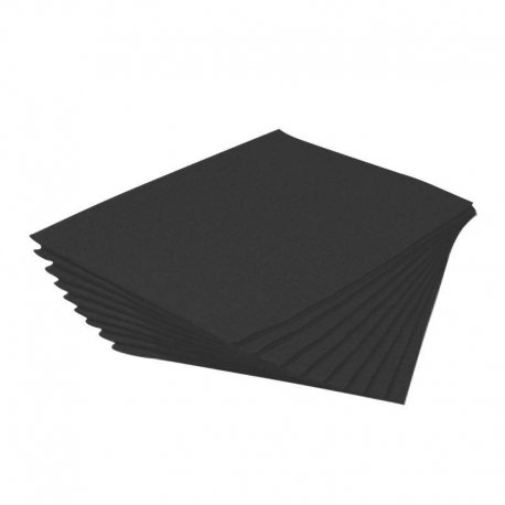 Black polythene placemats