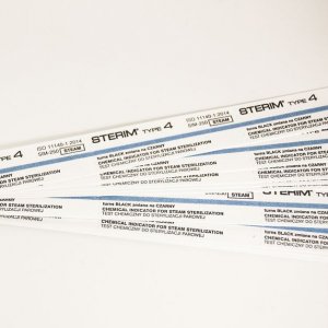 Sterilization indicator strips, conf.250 pcs - sterility test