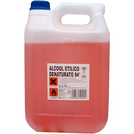 ALCOOL ETILICO DENATURATO 1 LT. - ALCOOLITAL