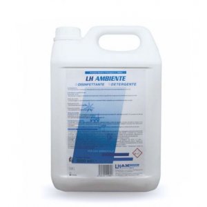 LH - DISINFETTANTE GERMICIDA AMBIENTE PER PAVIMENTI, BAGNI, INDUMENTI, LT.5