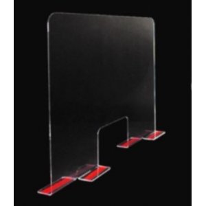 Anti-bacterial Plexiglass Parafiato Panel with double-sided tape