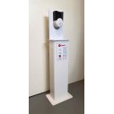 STOP GERMS column for automatic dispenser