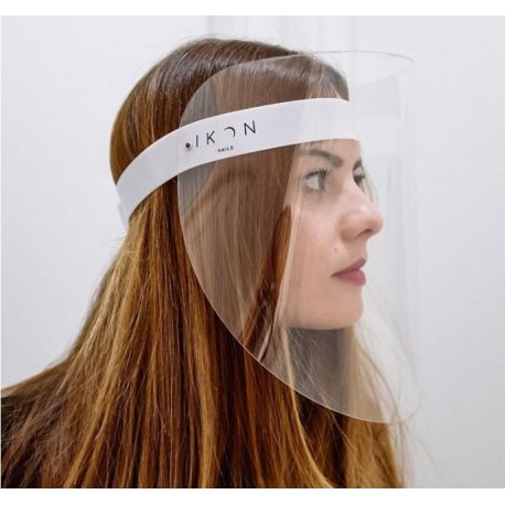 Transparent, very light mobile visor
