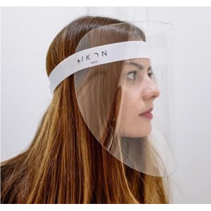 Transparent, very light mobile visor