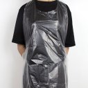 disposable apron with waterproof polyethylene bib