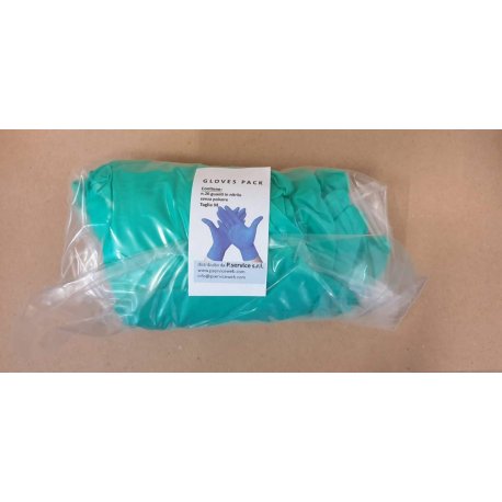 green powder-free nitrile gloves, 20pcs bag