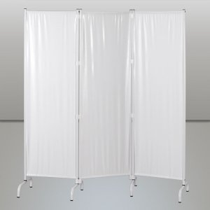 two-door chromed screen with fireproof cotton sheets