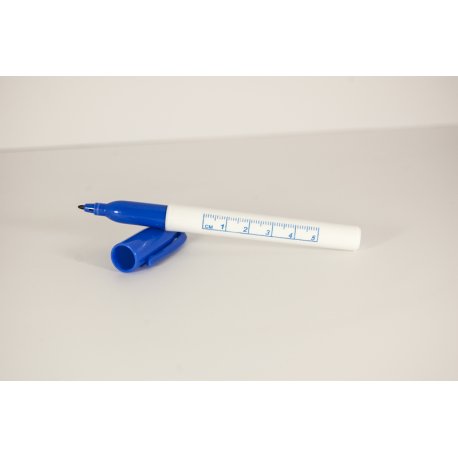 Alcohol-free blue permanent marker - fine tip