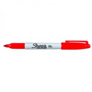 Sharpie red permanent marker