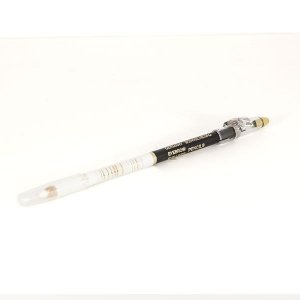 Double eye makeup pencil, white / black