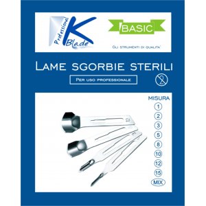 LAME SGORBIE MIX KBLADE - linea "BASIC" confezione mista