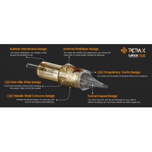 Pepax Lance Needle Cartridge - Round Liner
